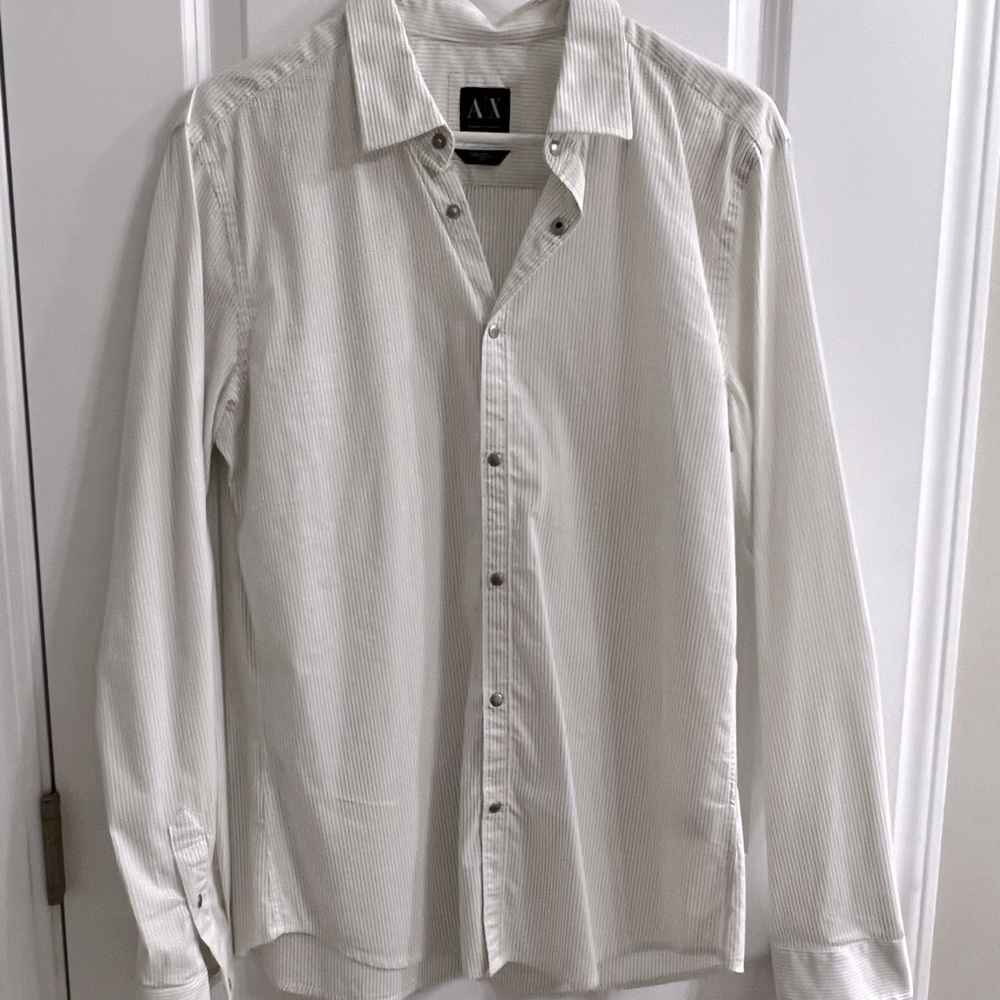 Men’s Armani Long sleeve button up shirt M